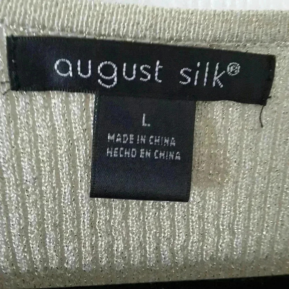 August silk faux pearl design L - Picture 2 of 8